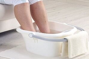 foot bath for the treatment of fungi
